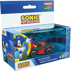 Coche de juguete Pull Back Team Sonic Racing - negro - coche de carreras