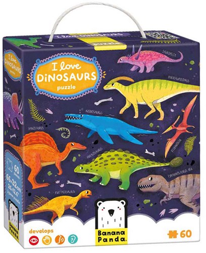 Banana Panda puzzle I Love Dinosaurs - juguete educativo para niños