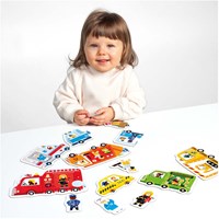 Banana Panda juguete puzzle - Mi Primer Puzzle Coches para niños pequeños-3