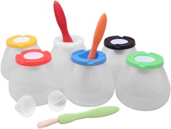 Eduplay botes de pintura juguete infantil con tapa y tapón multicolor