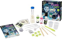 Buki Mega Glow & Fluo set de juego - Experimentos glow in the dark para niños
