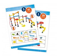 BUKI pista de canicas desafío de canicas set de juego-3