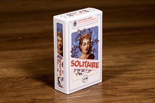 Asmodee juego de cartas Solitaire juego estratégico educativo 54 cartas