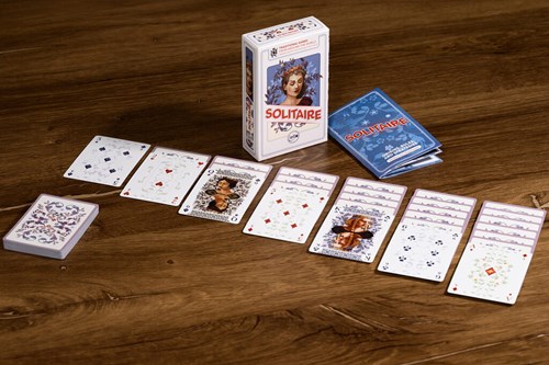 Asmodee juego de cartas Solitaire juego estratégico educativo 54 cartas-2