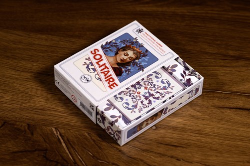 Asmodee juego de cartas Solitaire juego estratégico educativo 54 cartas-3