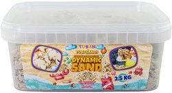 Tuban arena cinética - arena natural 2,5 kg en recipiente reutilizable