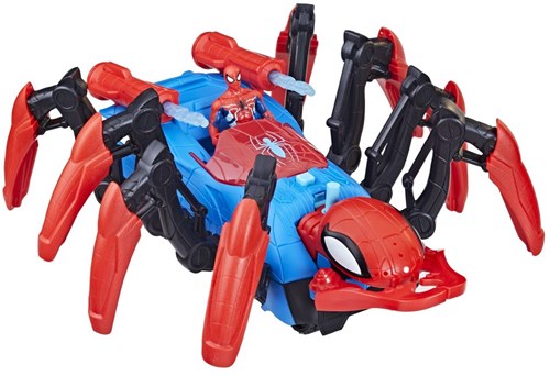 Hasbro Marvel Spider-Man vehículo de juguete Crawl N Blast figura de acción-3