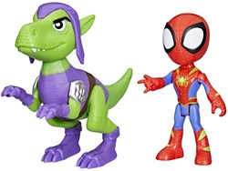 Hasbro figura de acción Marvel Spidey Dino-Webs Spidey y juguete dinosaurio