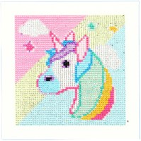 Sambro diamond painting juguete unicornio - set creativo para niños-2