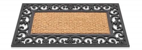HQ felpudo goma coco Gazelle 45x75cm alfombra atrapa suciedad marrón