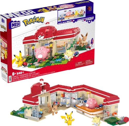 Mega Construx Pokémon Bouwset Pokémoncentrum in het Bos