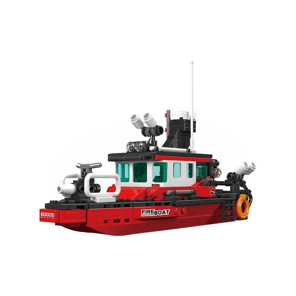 Vedes bloques de construcción barco de bomberos - 315 piezas - juguete creativo