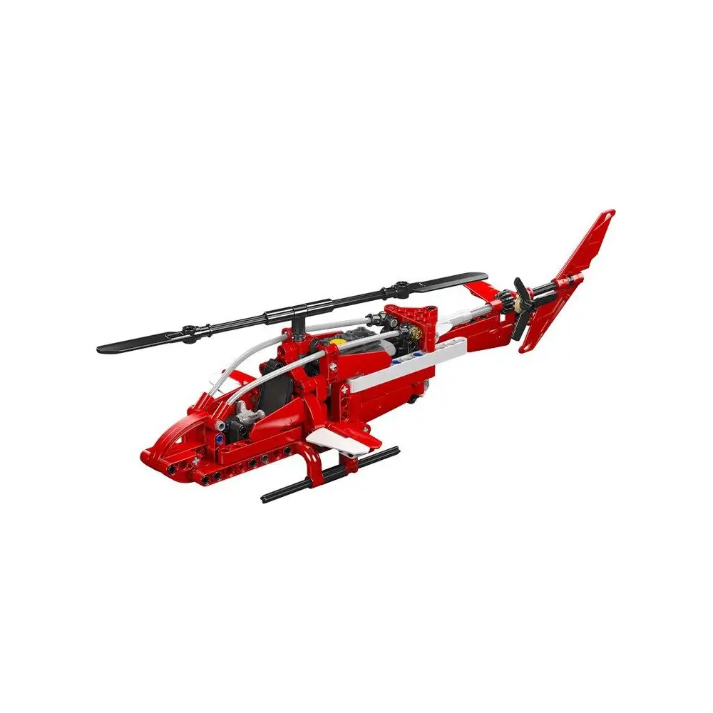 Vedes bloques de construcción helicóptero rojo - 266 piezas - juguete creativo