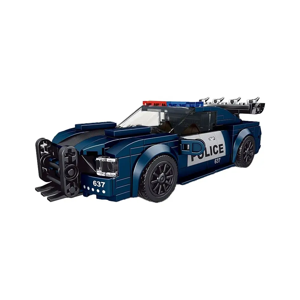 Vedes coche de policía set de construcción con 405 piezas - juguete creativo