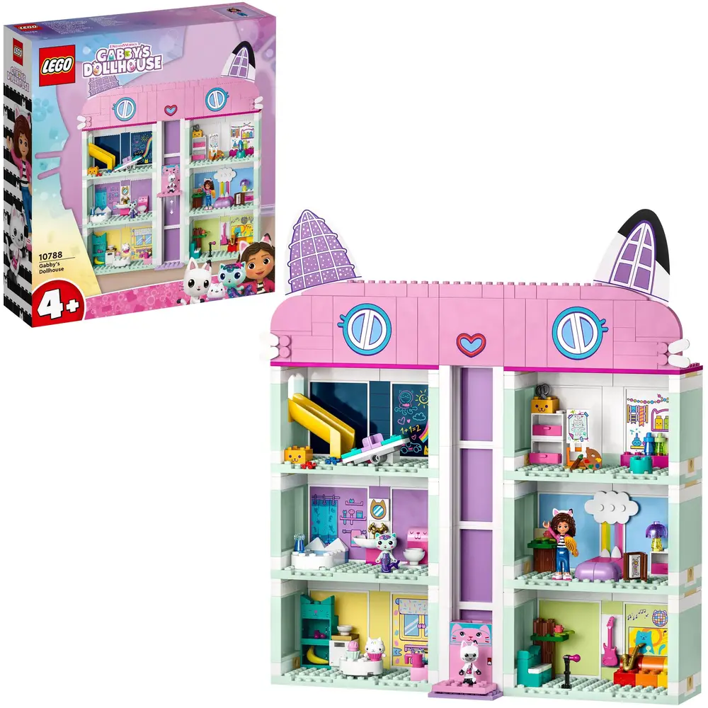 LEGO Gabby's Dollhouse casa de muñecas set de construcción con minifiguras y accesorios