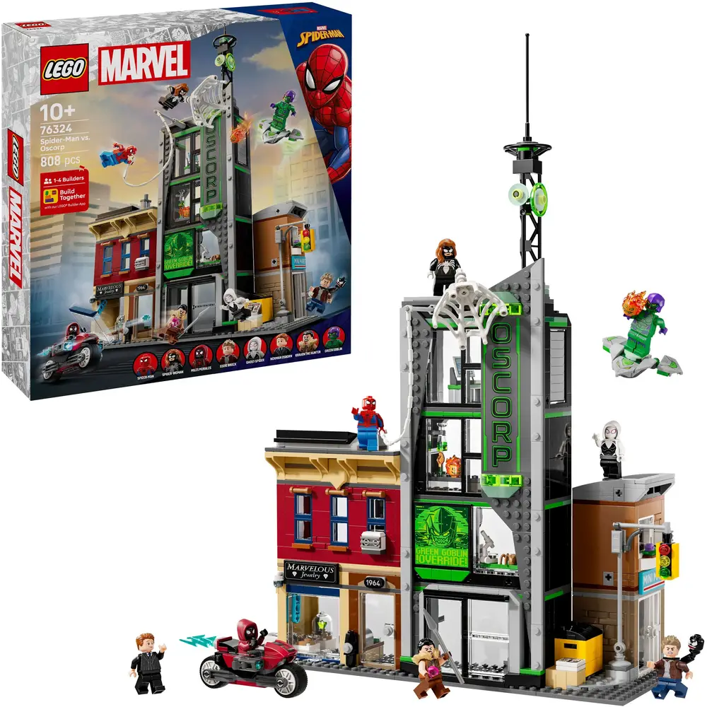 LEGO Super Heroes Spider-Man vs. Oscorp set de construcción - diversión