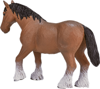 Mojo Horses speelgoed Clydesdale Paard Bruin - 387070