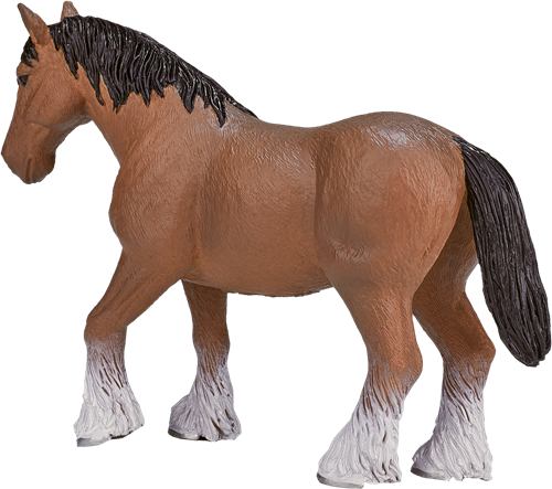 Mojo Horses speelgoed Clydesdale Paard Bruin - 387070
