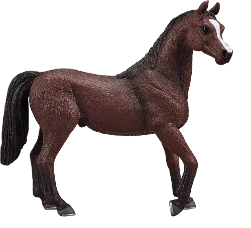 Mojo Caballos juguete caballo Semental Árabe Castaño - 387084