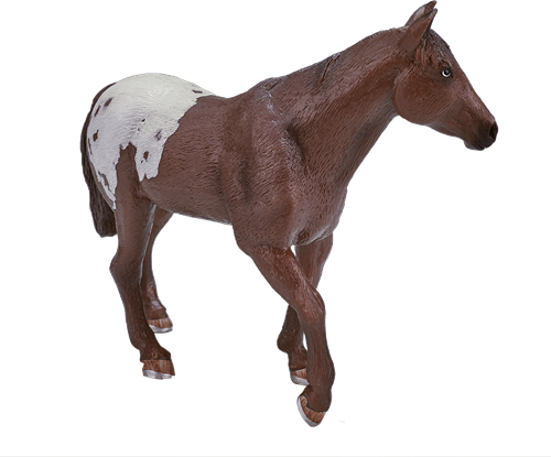 Mojo Caballo juguete caballo Appaloosa Semental Castaño - 387150-2