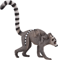 Mojo Juguete de vida silvestre Anillo de cola de mapache con bebé - 387237-2