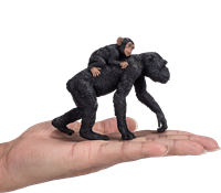 Mojo Juguete de vida silvestre Chimpancé con bebé - 387264-3