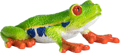 Mojo Wildlife juguete Rana de ojos rojos - 387299-2