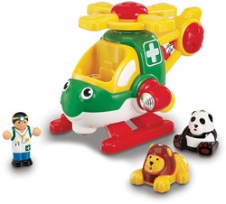 WOW Toys helicóptero de rescate Harry Copter juguete aventura animal