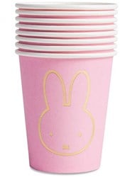 Bekers Nijntje Roze, 8st.