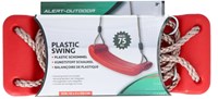 Alert columpio exterior plástico rojo - juguete resistente para exteriores