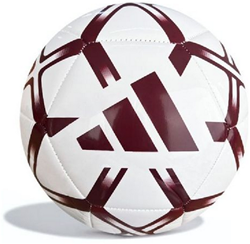 Adidas balón de fútbol Starlancer Club blanco/rojo balón de entrenamiento duradero