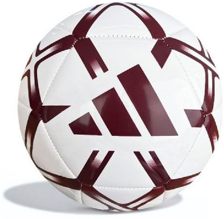 Adidas balón de fútbol Starlancer Club blanco/rojo balón de entrenamiento duradero