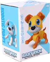 KiddyGo perro robot juguete interactivo Baby Rick azul con luz y sonido