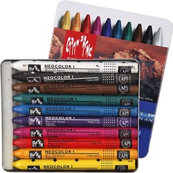 Caran d'Ache ceras Neocolor I set 10 colores pasteles al óleo