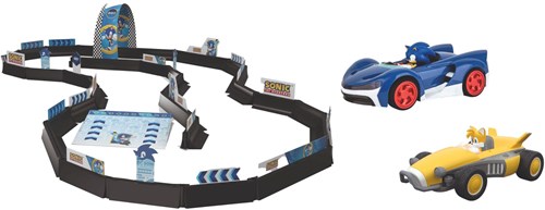 Carrera RC set de carreras Sonic 1:43 coche teledirigido juguete