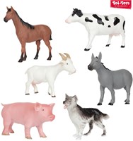 Toi-Toys peluche animal de granja grande juguete suave