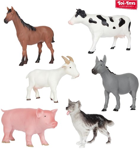 Toi-Toys peluche animal de granja grande juguete suave