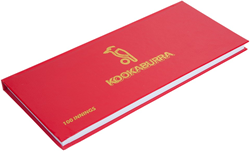 Kookaburra libro de puntuación cricket - 100 entradas - tapa dura multicolor