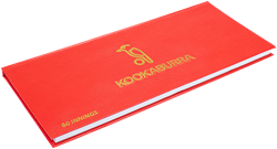 Kookaburra cuaderno de anotación cricket - 60 entradas - tapa dura multicolor