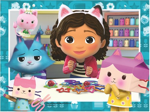 Ravensburger puzzle Gabby's Dollhouse - 4 rompecabezas infantiles - 12 piezas - juguete educativo