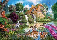 Gibsons puzzle Flora & Fauna - 4 x 500 piezas puzzle animales-2