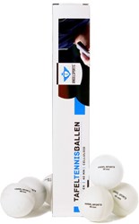 Angel Sports pelotas de tenis de mesa blancas 6 unidades 40mm en caja