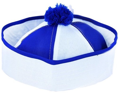 Boland - Gorro marinero azul blanco - sombrero marinero adultos unisex-2