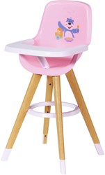 BABY born Silla alta para muñecas multicolor aspecto madera