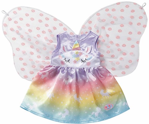 BABY born ropa de muñeca conjunto fantasía mariposa unicornio 43 cm