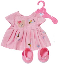 BABY born ropa para muñeca vestido de oso - conjunto rosa para osito y muñeca