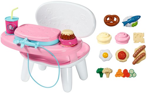 BABY born silla alta interactiva para muñecas con luz y sonido 43 cm
