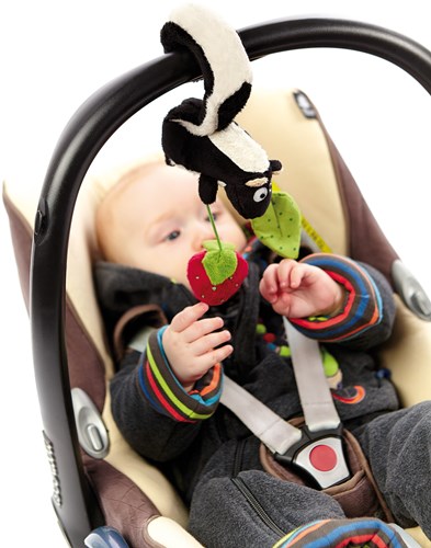 sigikid Juguete colgante bebé mofeta para cochecito y silla de coche-3