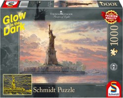 Schmidt puzzle Estatua de la Libertad Glow in the Dark 1000 piezas