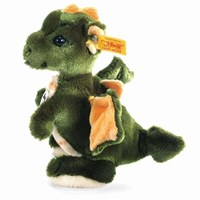 Steiff peluche dragón Raudi niño verde - 17 cm
